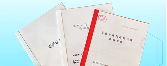 北京消防检测报告样本-备案可查