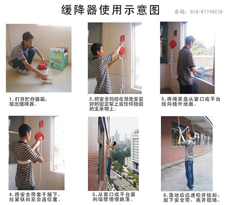 缓降器使用方法