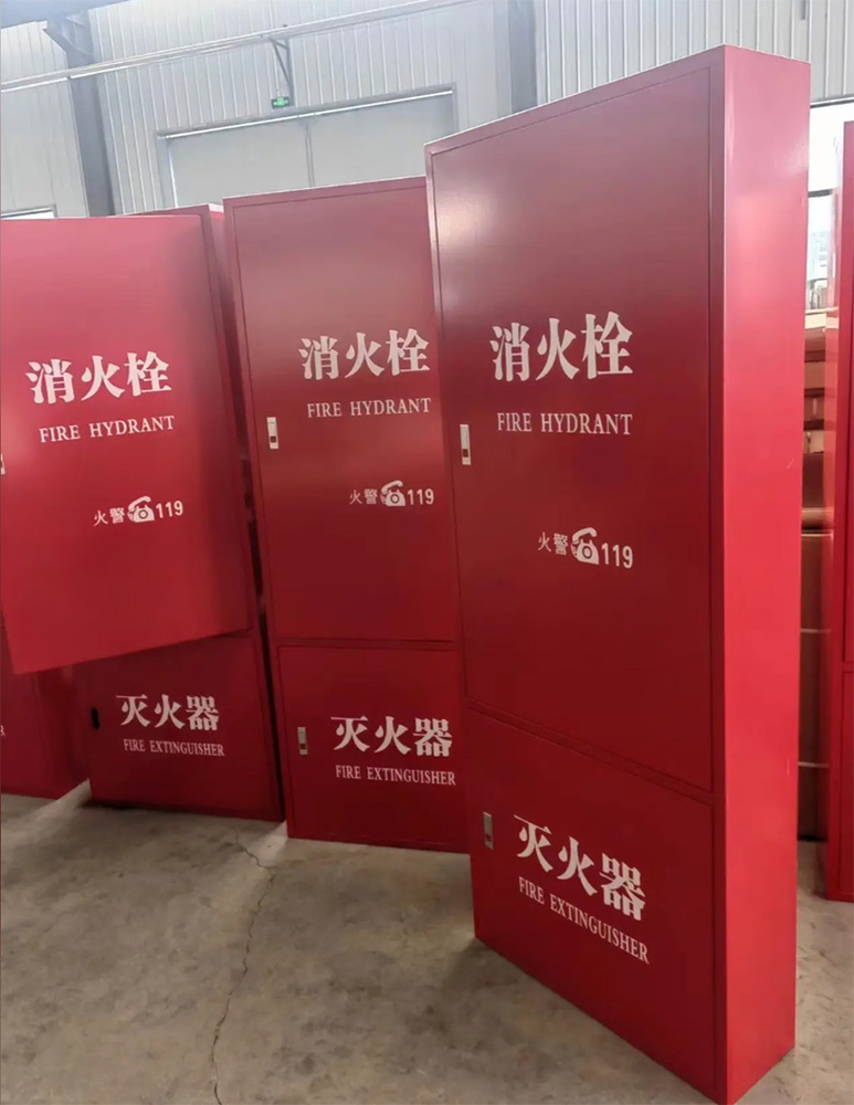 全铁消火栓箱实拍