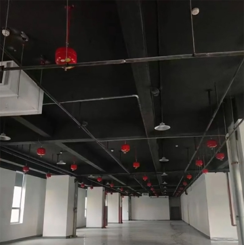 悬挂式灭火器客户使用现场实拍