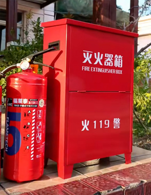 灭火器箱产品介绍：冷轧钢板、不锈钢、铝合金、亚克力、铝塑材质全系列