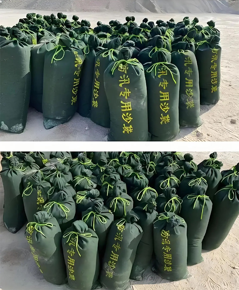 防汛沙袋成品实拍