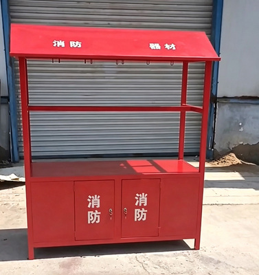 北京双排消防架·消防器材架·钩桶锹斧各四件·大型仓库园区标配