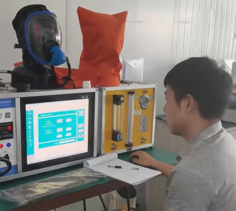 空气呼吸器面罩检测