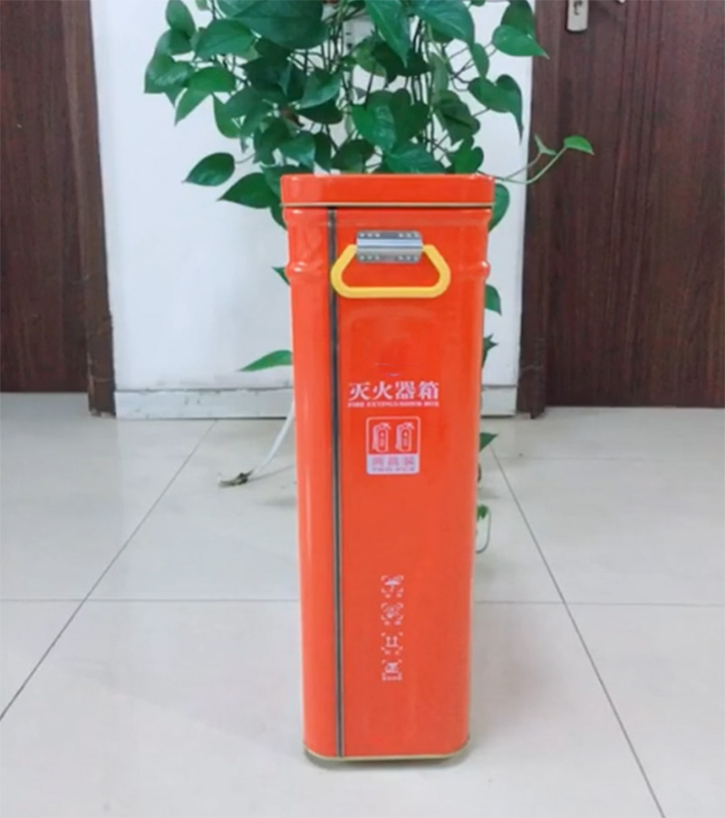 新型灭火器箱侧面实拍